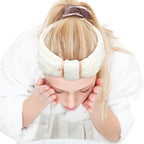 WILLBOND 4 Pack Microfiber Headbands Spa Facial Headbands Makeup Head bands - Image 4