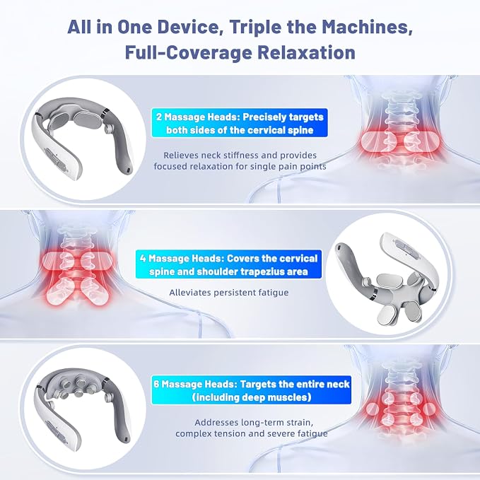 Zenopax Multi-Head Neck Massager - Image 5