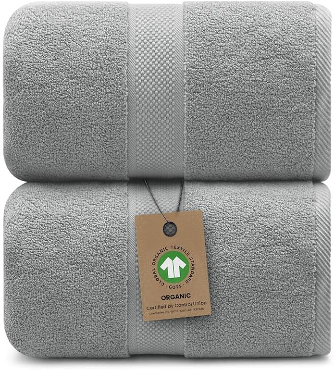 Alusa Home 100% Organic Luxury Bath Sheets by AlusaHome