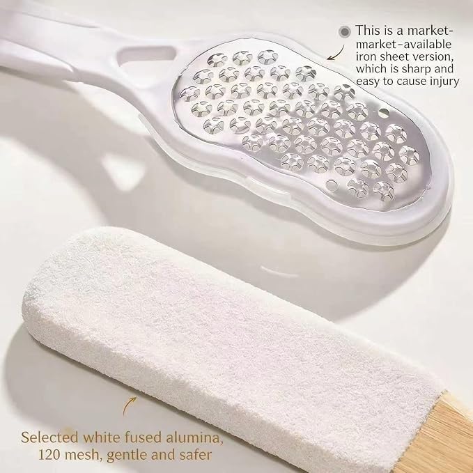 2-Pack Professional Pedicure Foot File & Pumice Stone - Image 4