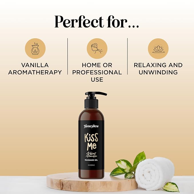 Vanilla Sensual Massage Oil for Couples - Image 7