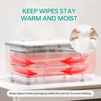 Chefhandy Baby Wipe Warmer, 3-Level Temperature Control, Silent & Even Heating - Image 6