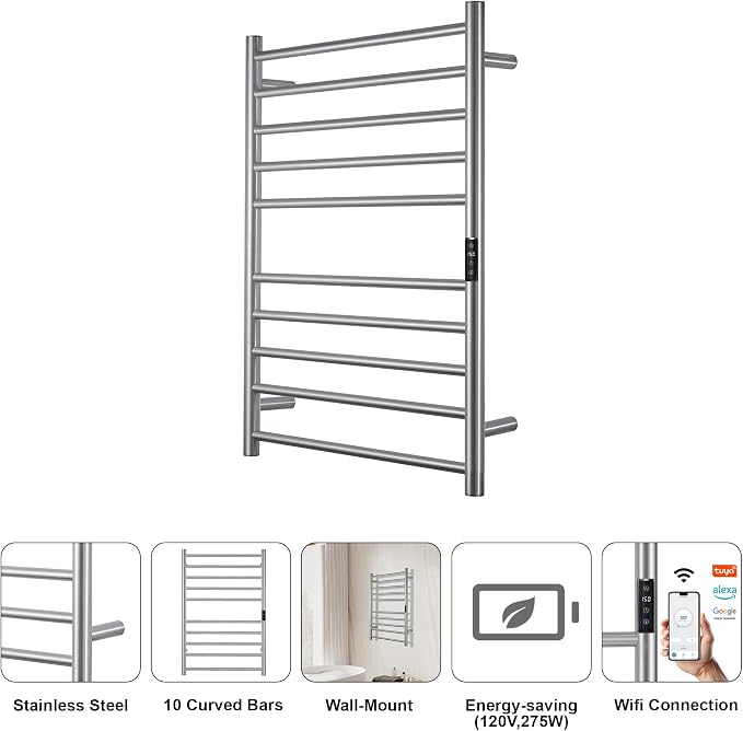 Electric Towel Rack with Voice Control - Image 7