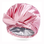 Large Shower Cap for Women Reusable Waterproof Adjustable Shower Caps by ZKLLGHE
