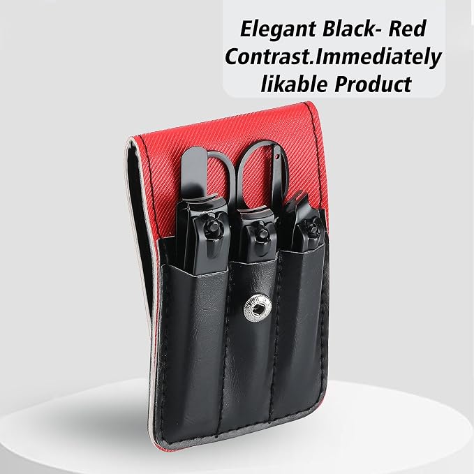Cool Manicure Set for Men, Nail Clipper Grooming Kit for Teen Boy, Small Gift - Image 4