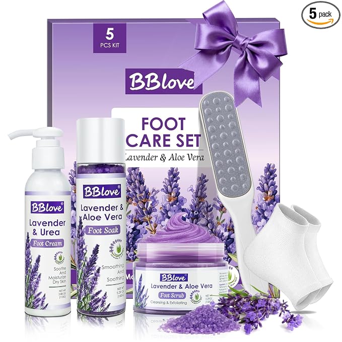 Lavender Foot Soak Set – Foot Spa Kit by BBlove