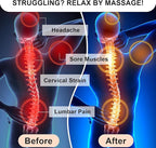 Wooden Scalp Massager for Hair Growth｜Full Body Massage Tool｜Scalp Brush｜Gua - Image 2