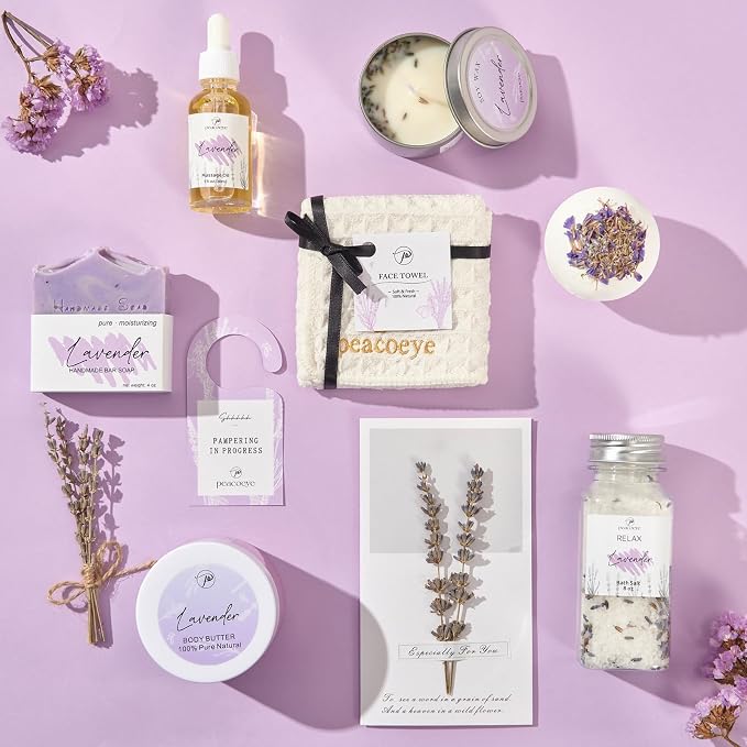 Mothers Day Gifts for Mom Spa Bath Gift Baskets Relaxing Spa Self Care for - Image 8