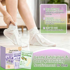12Pack Moisturizing＆8Pack Foot Peeling Foot Mask, Hydrating Foot Masks Dry - Image 6
