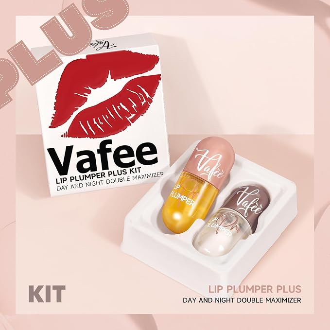 Lip Plumper by Vafee, Natural Lip Plumper and Lip Care Serum, Lip Enhancer - Image 8