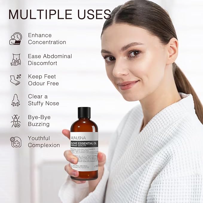 Clove Essential Oil, 100% Pure Natural Clove Oil - Image 4
