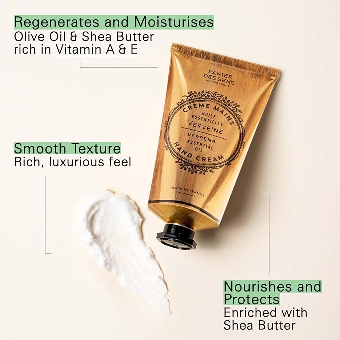 Panier des Sens – Lemon Verbena Hand Cream – Moisturizing Hand Lotion - Image 2