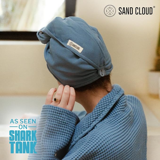 Sand Cloud Hair Towel Wrap for Women & Men, - Image 2
