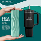 Oceanfoam Ripple Travel Foam Roller Firm Mini Foam Roller - Image 2