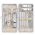 Yougai Nail Clippers set for Men and Womens Gift Manicure Set 18 Pieces by Yougai