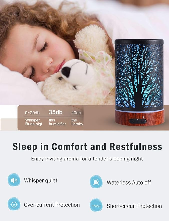 Essential Oils Diffuser for Home, 150ML Aromatherapy Diffuser, Birthday Gifts - Image 5