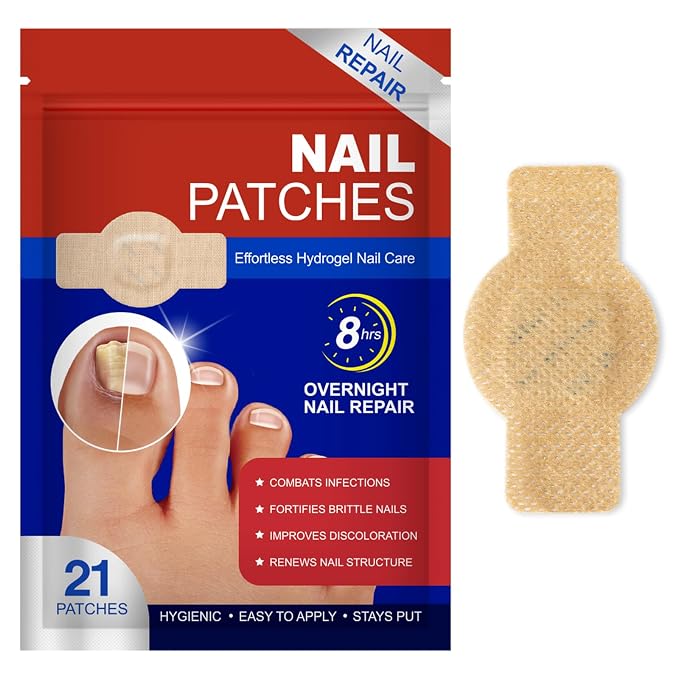 Fungal Nail Patches -Toenail Treatment Extra Strength 21Pcs- Nail Repair by ScienceWellnessforEveryBod