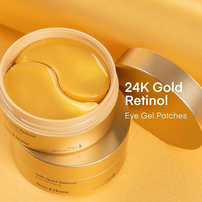 TEREZ & HONOR 24K Gold Retinol Under Eye Patches - Image 9