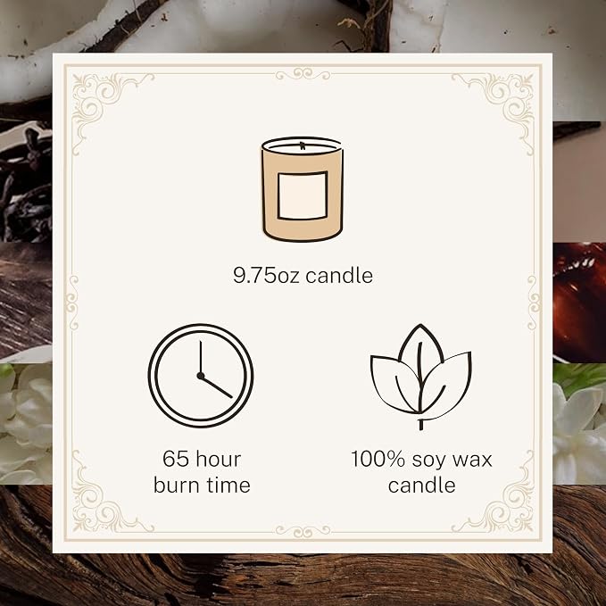 Hotel Lobby Island Candle – Luxury Hand-Poured 9.75oz 100% Soy Wax - Image 4