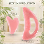BBTO 2 Pcs Body Gua Sha Tool Large Resin Scraping Tools - Image 2
