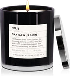 Santal & Jasmine Luxury Scented Candles, 9oz Soy Wax Candles by Unknown