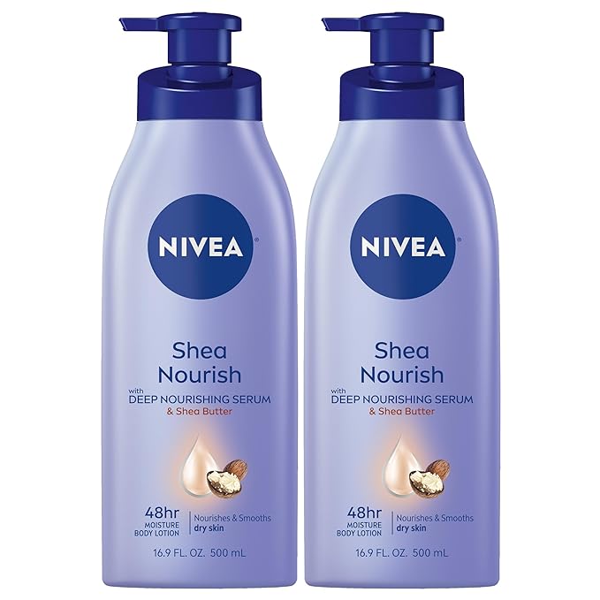 NIVEA Smooth Daily Moisture Body Lotion, Shea Butter 16.9 oz by Nivea