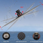HarJue Filter Shower Head, High Pressure 8 Inch Rainfull - Image 2