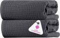 CASA COPENHAGEN Waffle 2Pcs 100% Egyptian Cotton Large Designer Bathsheet by CASACOPENHAGEN