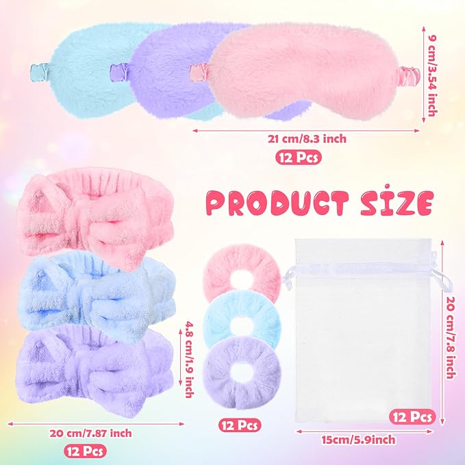 Mimorou 48 Pieces Spa Party Supplies Gift - Image 2