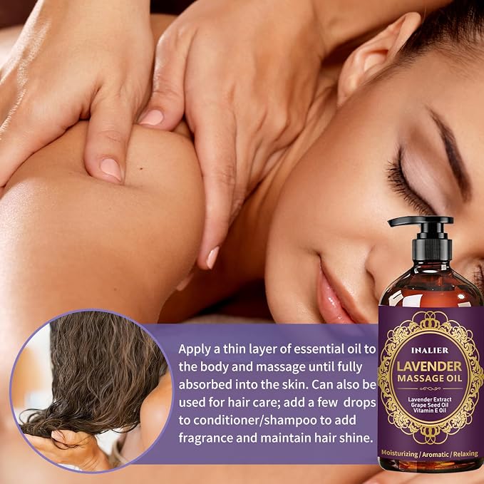 Massage Oil for Massage Therapy, Lavender Oil - Image 7