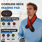Cordless Neck Heating Pad for Pain, Neck Massager - Image 2