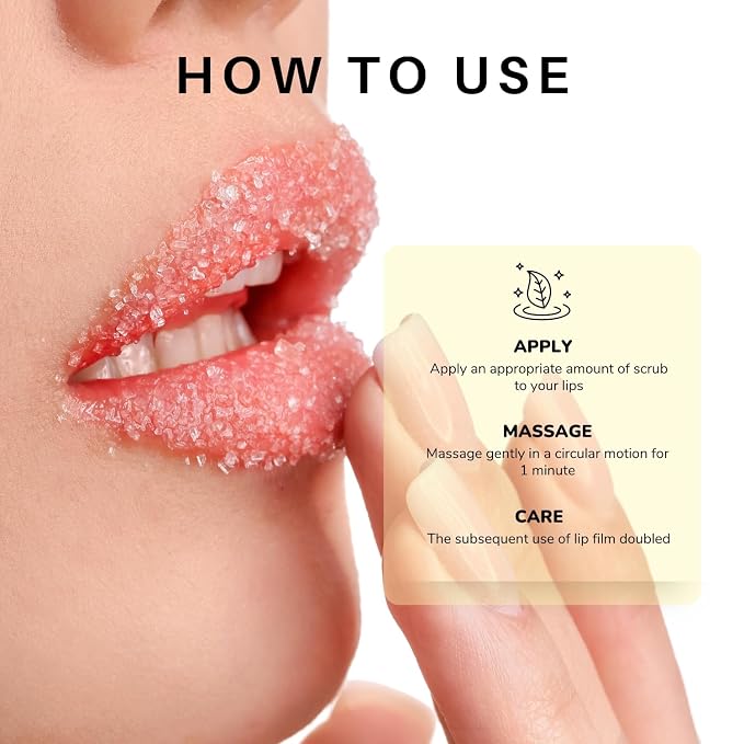 Lip Mask & Scrub Set, Overnight Moisturizer - Image 5