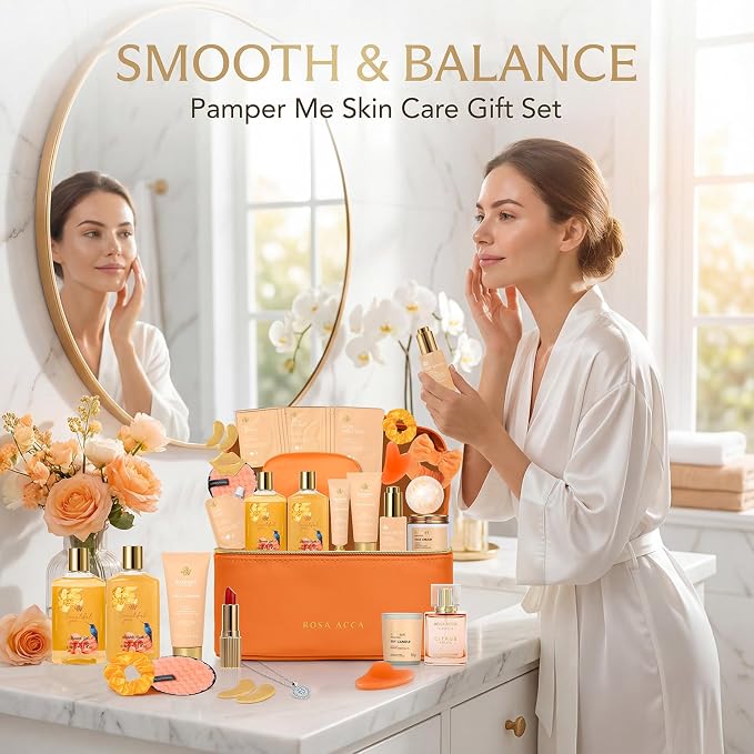 25 Pcs Mother's Day Gift, Bergamot & Rose Bath & Body Gift Set - Image 3