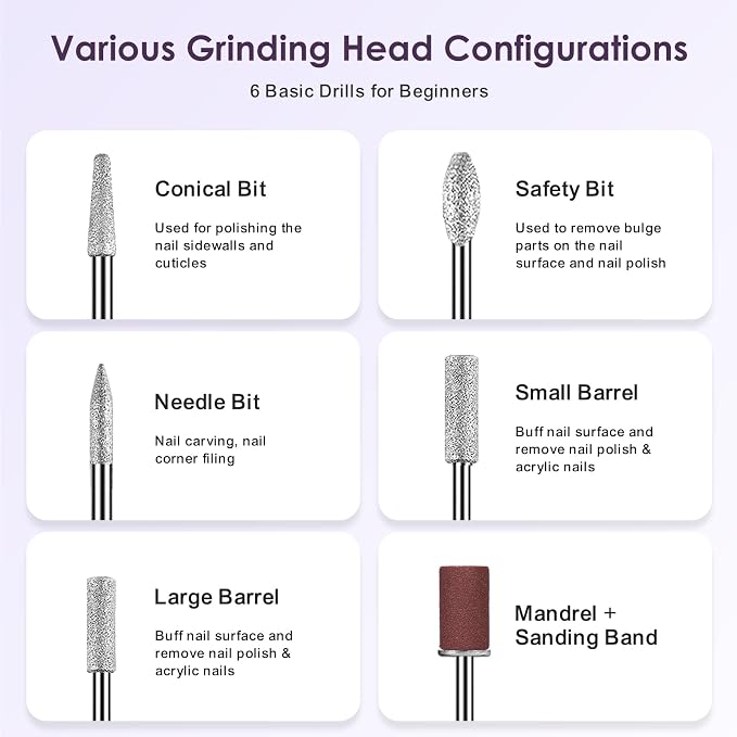 COSLUS C20 Cordless Nail Drill Electric File: Professional - Image 9