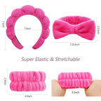 VELSCRUN 6 Pack Spa Headband, Makeup Headbands, Face Wash Headband, Skincare - Image 6