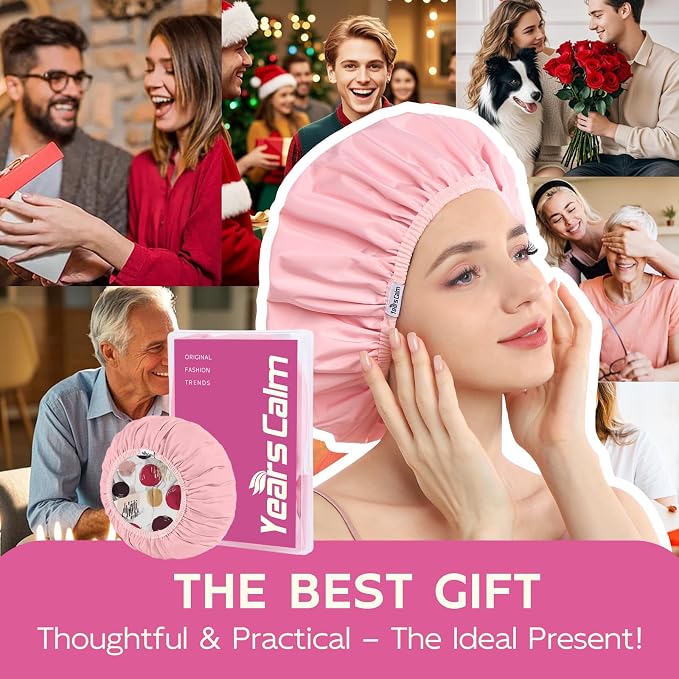 Years calm Waterproof Shower Cap - Image 9