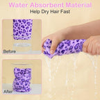 Basumee Microfiber Hair Towel Wrap - Image 2