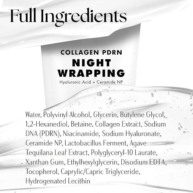 Clinical Resolution PDRN Collagen Night Wrapping Mask, All-In-One Nourish - Image 10