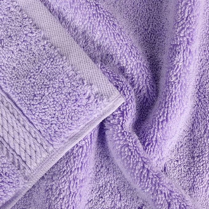 Superior Egyptian Cotton Pile Face Towel/Washcloth Set of 6, Ultra Soft Luxury - Image 4