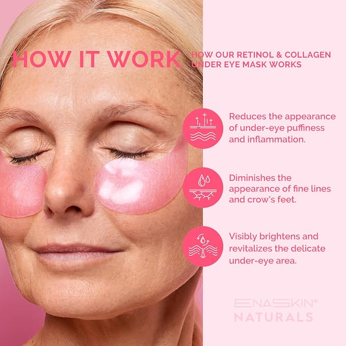Under Eye Patches for Dark Circles: Caffeine Gel Masks for Puffiness Undereye - Image 5