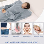 Natural Jades Tourmaline Heating Sleeves Desing Portable Sauna Blanket - Image 2