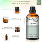 Cypress Essential Oil, 1.01Fl.Oz PHATOIL Pure Essential Oil Singles - Image 6