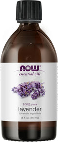 NOW Essential Oils, Lavender Oil, Soothing Aromatherapy Scent, Steam Distilled by NOW