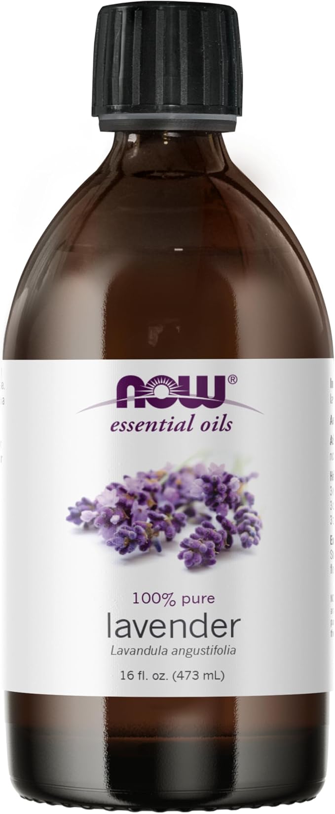 NOW Essential Oils, Lavender Oil, Soothing Aromatherapy Scent, Steam Distilled by NOW