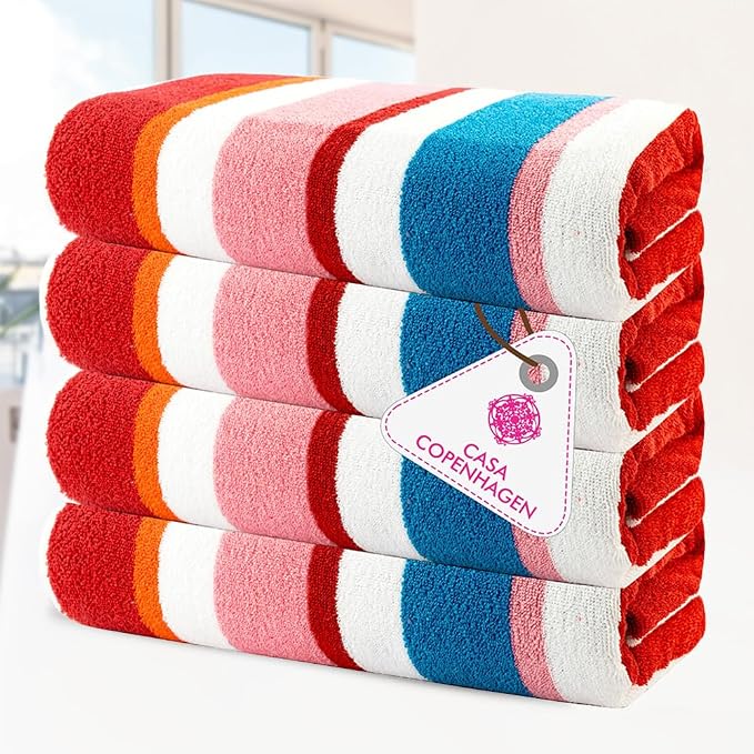 CASA COPENHAGEN Bora Bora Beach Towels Designed in Denmark Rough and Tough - Image 2