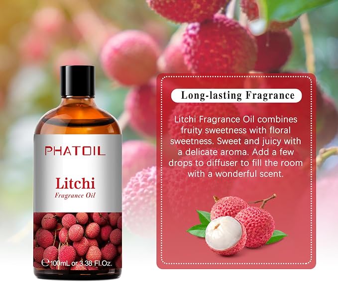 PHATOIL 3.38FL.OZ Litchi Fragrance Oils - Image 5