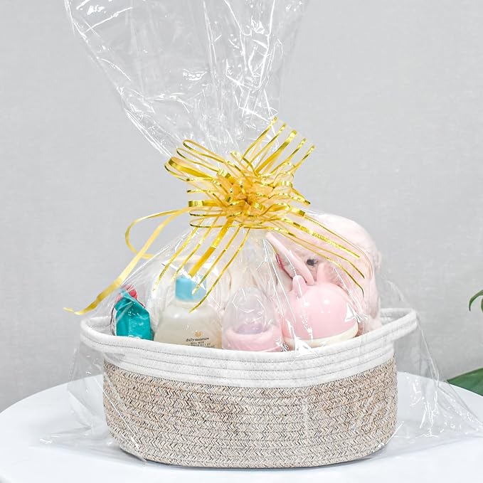ABenkle Small Woven Basket, Cat & Dog Toys, Gift Box - Image 7