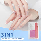 Disposable Manicure kit Individually Package, Mini Nail Buffer, Nail File - Image 3