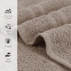 24 Pack Sand Hand Towel 100% Cotton Spa Towel – 16x26 inches Highly Absorbable - Image 6