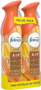 Febreze Air Freshener Spray, Odor-Fighting Room Spray, Tropical Blend Scent - Image 7